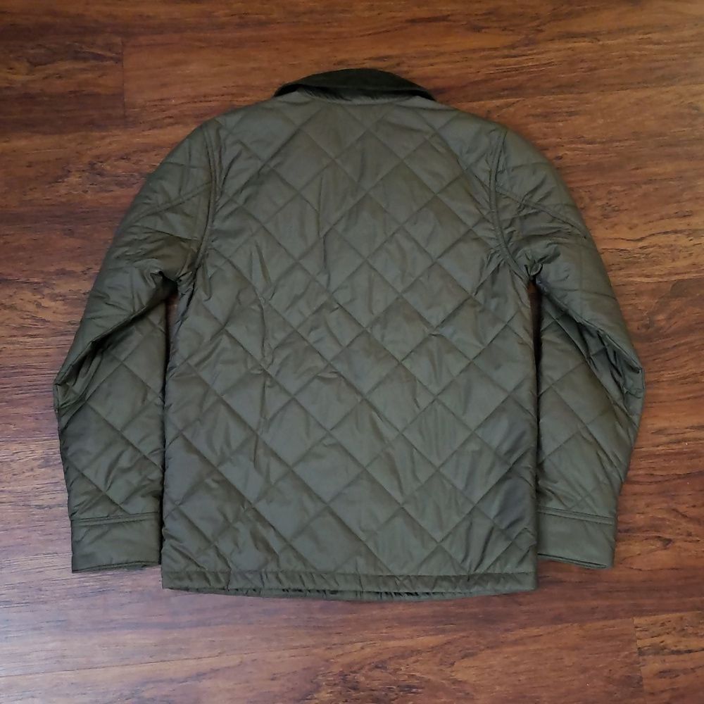 Patagonia Men's Military Green Quilted Coat Size Small New - Picture 6 of 6